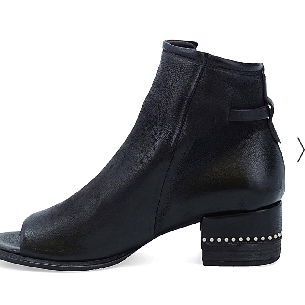 NEW A.S. 98 Morgan sandals in black leather 37